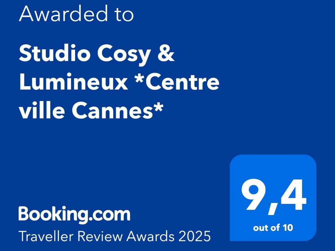 Studio Cosy & Lumineux *Centre Ville Cannes* ภายนอก รูปภาพ